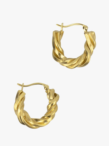 Twist Hoop Earrings