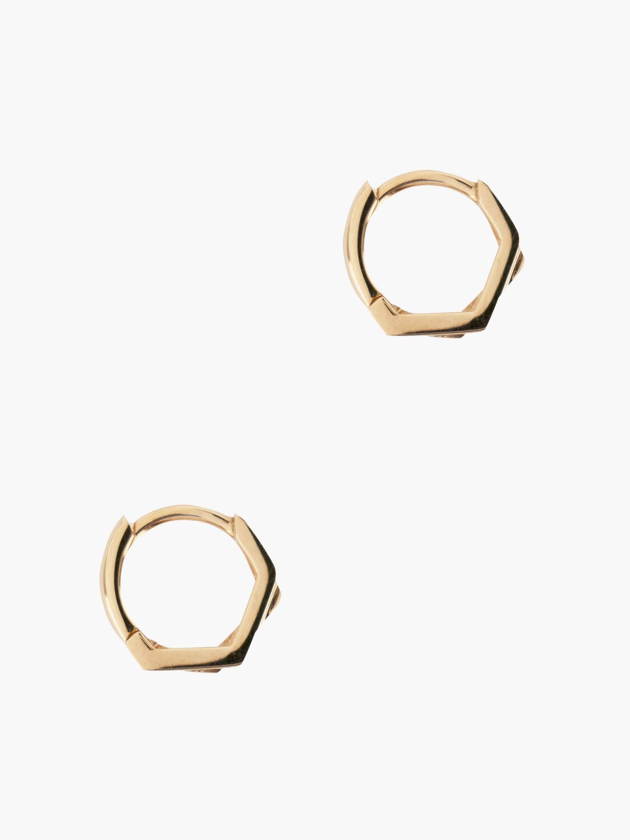 Rose-Tinted Angle Earrings