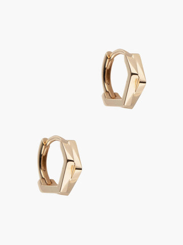 Rose-Tinted Angle Earrings