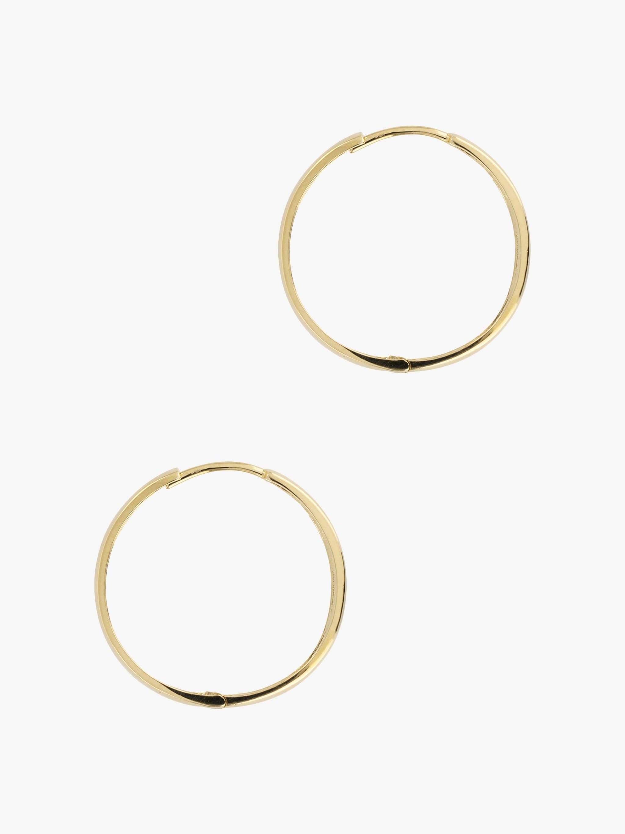 Skinny Hoop Earrings