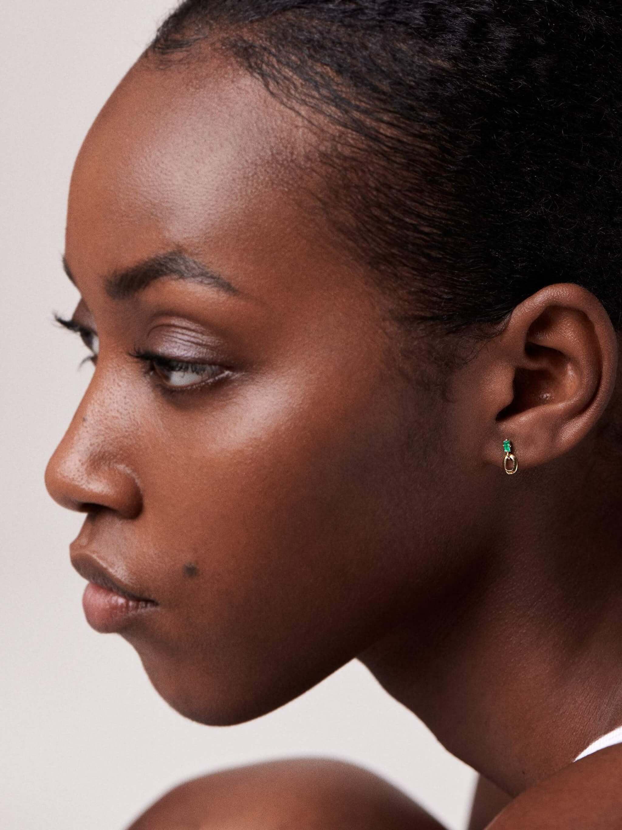 Emerald Gem Earrings