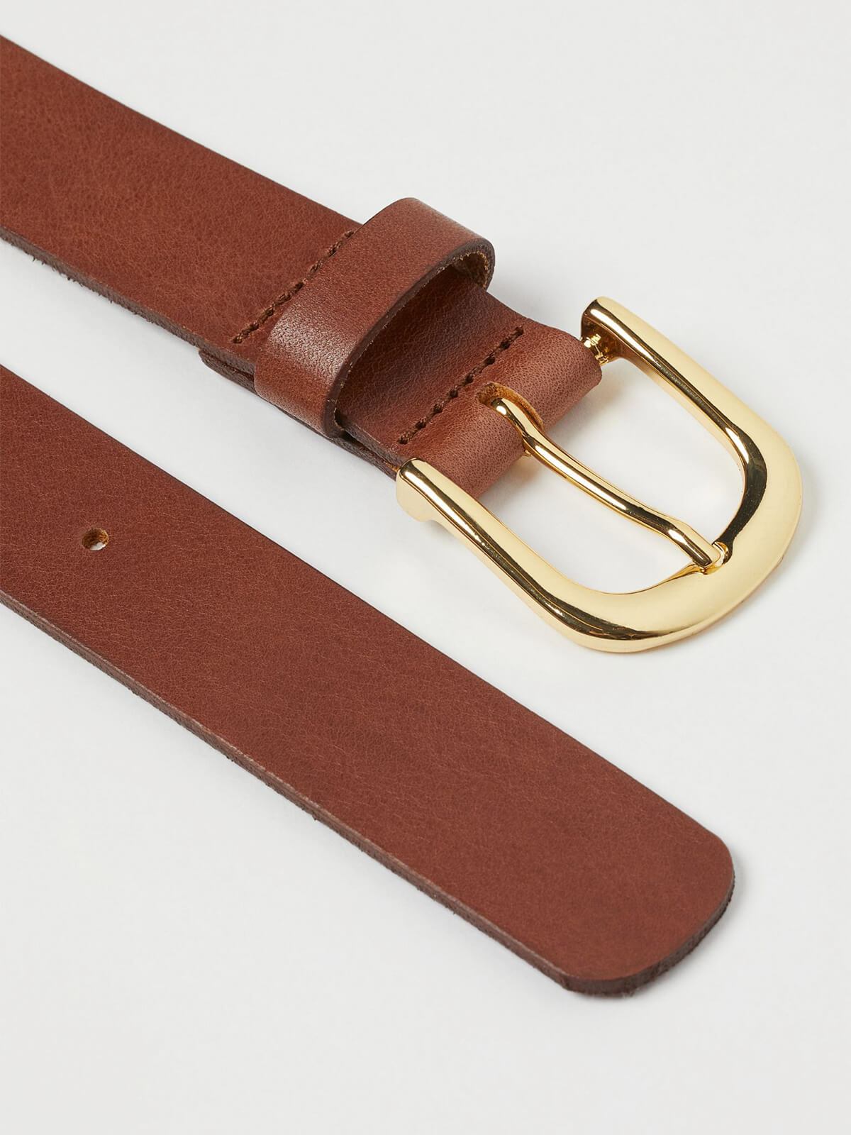 Leather belt