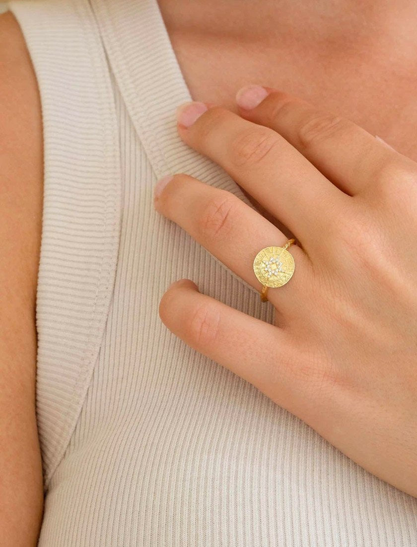 Yellow Radiant Cut Diamond Engagement Ring