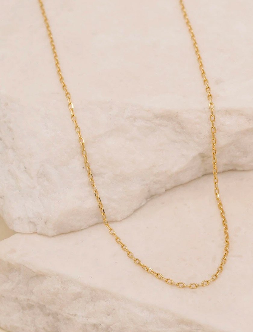 Beaches Mini Pearl Necklace Gold