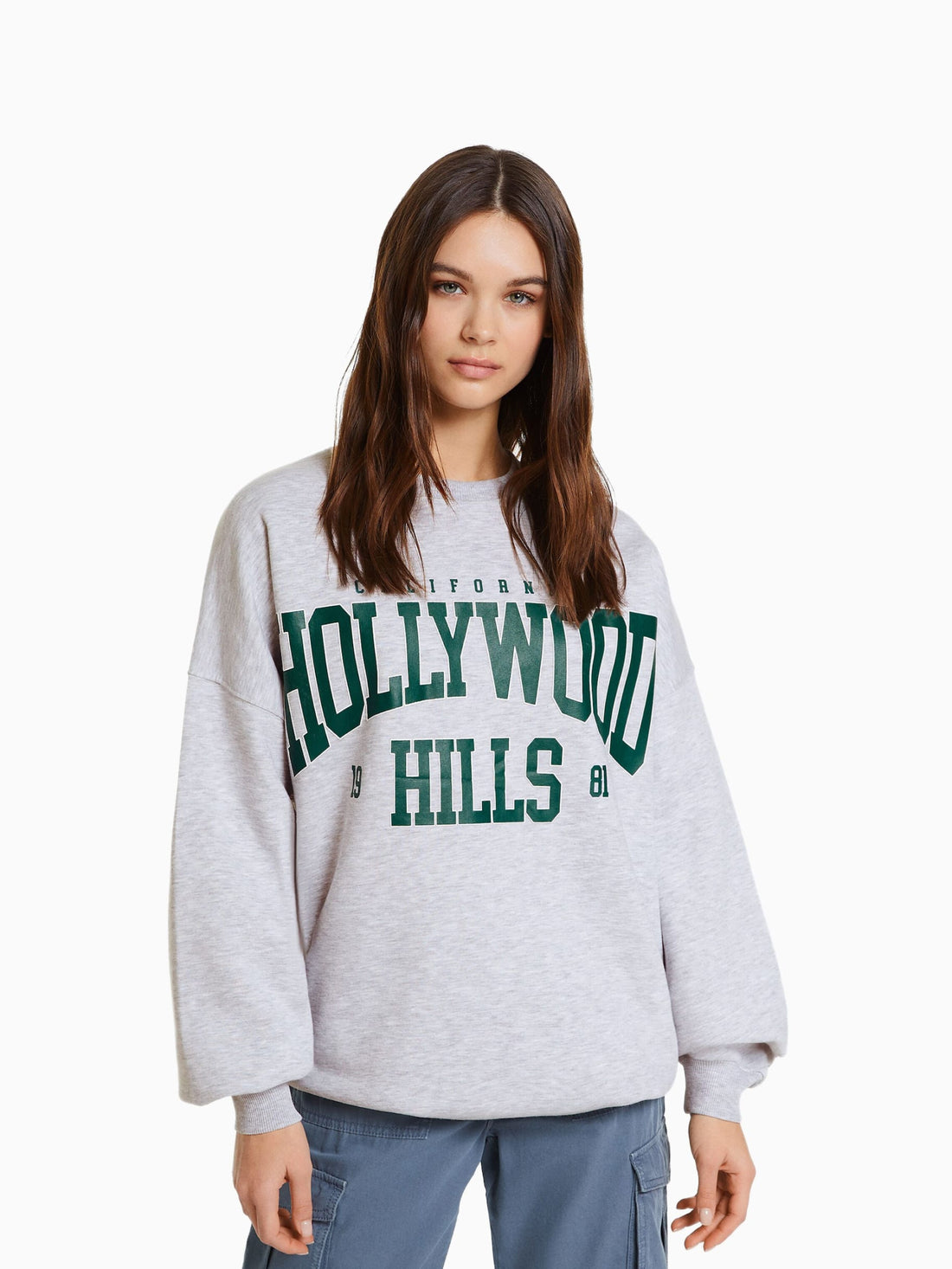 Oversize printed sweatshirt