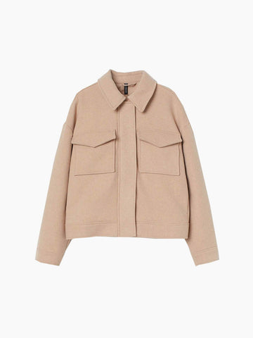 Wool-blend jacket