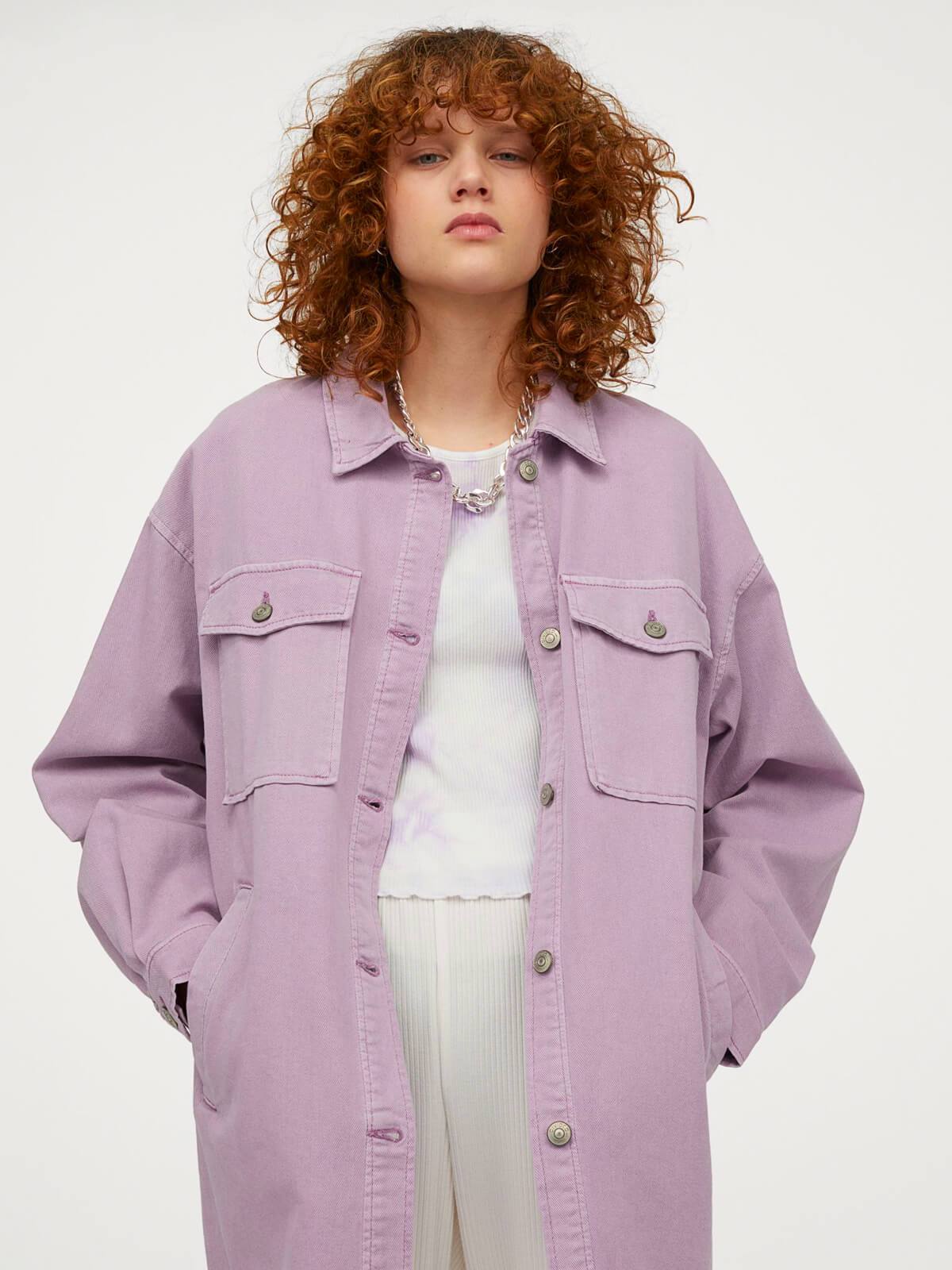 Long Sleeves Melton Coat