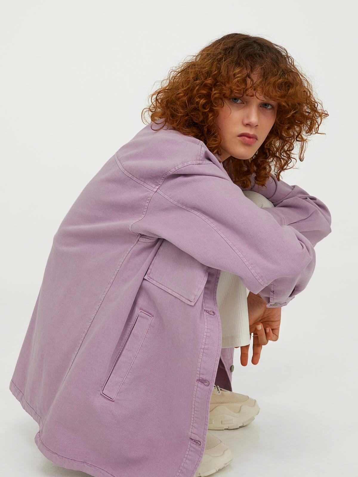 Long Sleeves Melton Coat