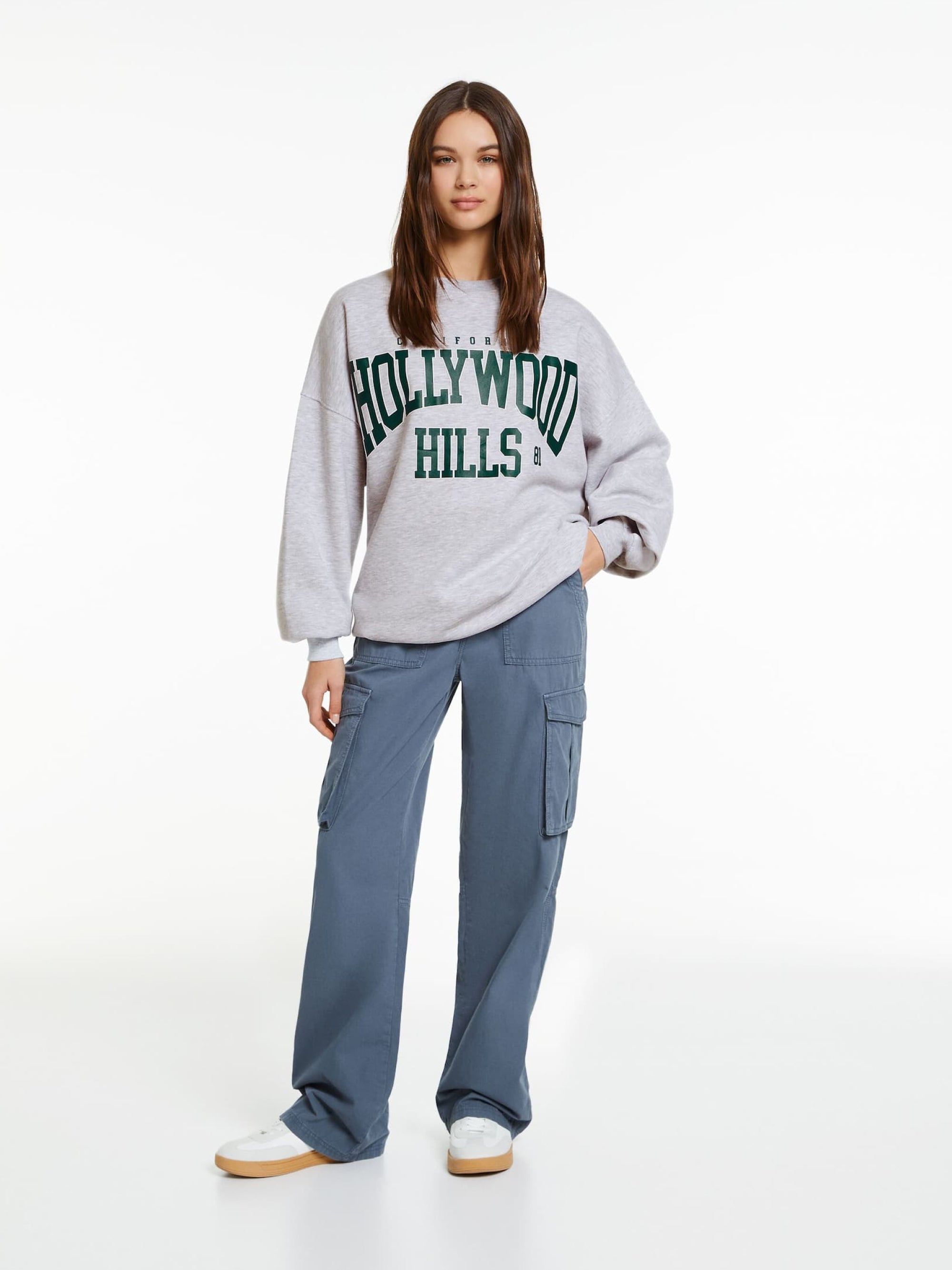 Oversize printed sweatshirt
