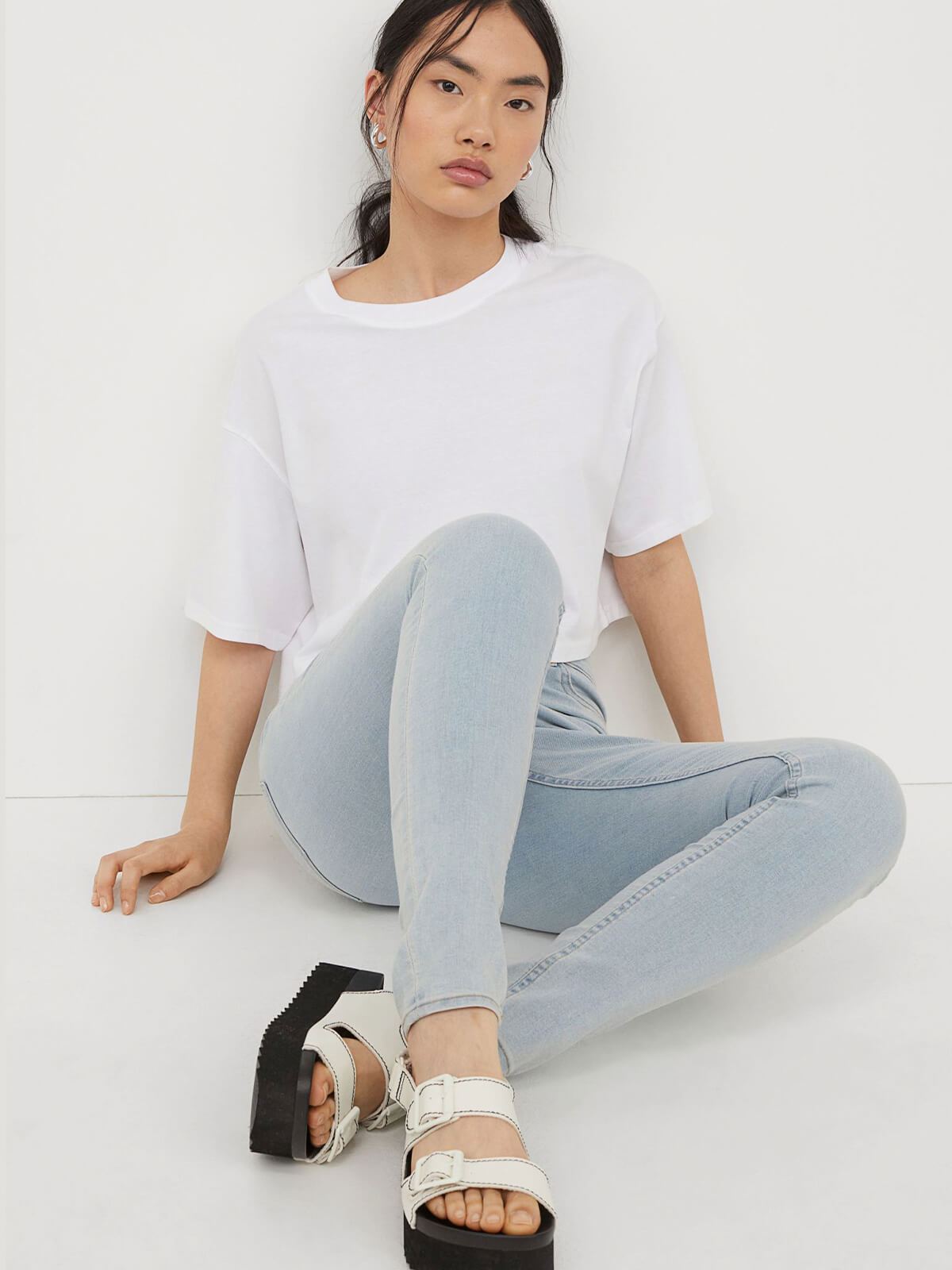 Slim High Ankle Jeans