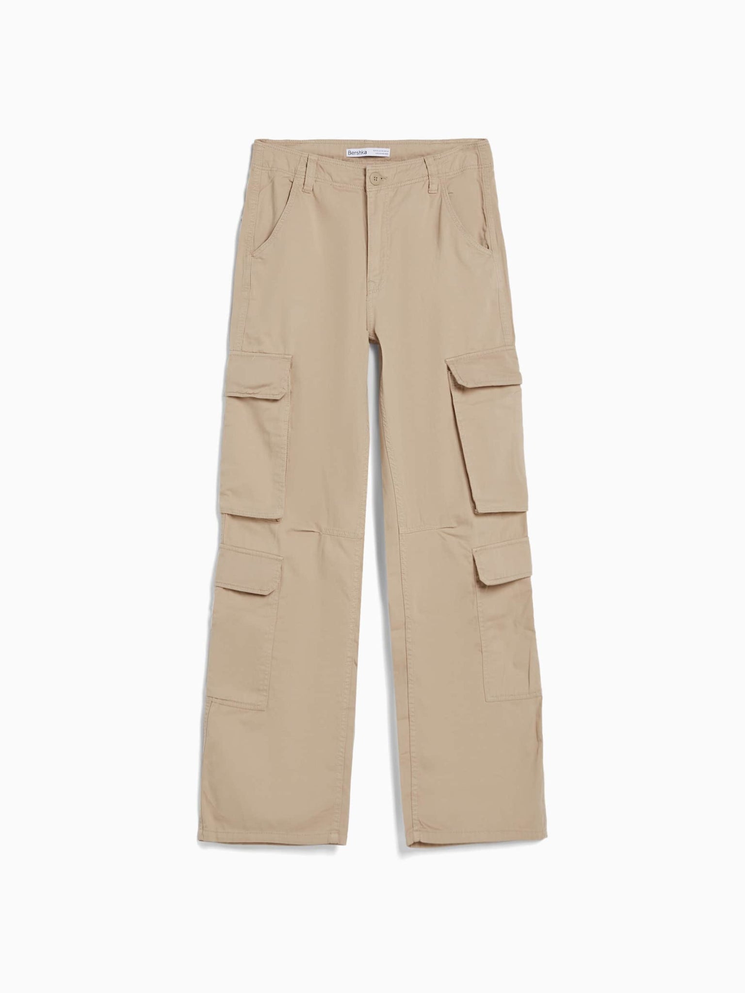 Adjustable multi-pocket twill cargo pants